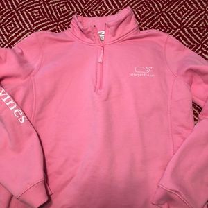 Vineyard vines pink fleece
